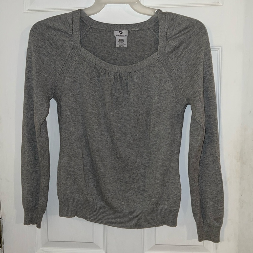 Worthington Gray Sweater M